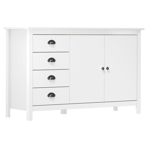 Sideboard weiß 130x40x80 - weiß,