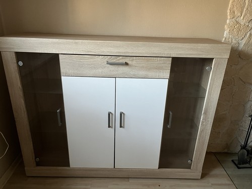 Modernes sideboard beige weiß - modernes, beige/weiß
