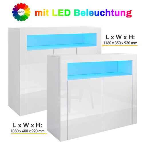 Kommode sideboard mit led - mit,