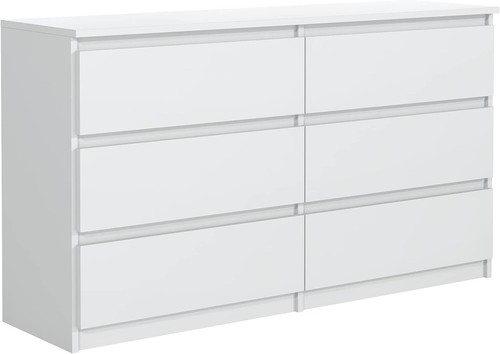 Kommode weiss matt mit - kommode,